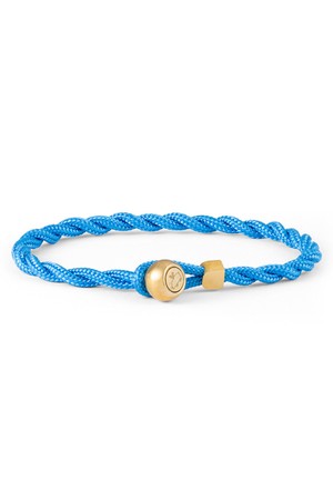 (여성) 이지 에드 팔찌 - 라이트블루X골드