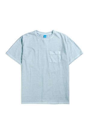 피그먼트 다잉 포켓 반팔 티셔츠 - 소다