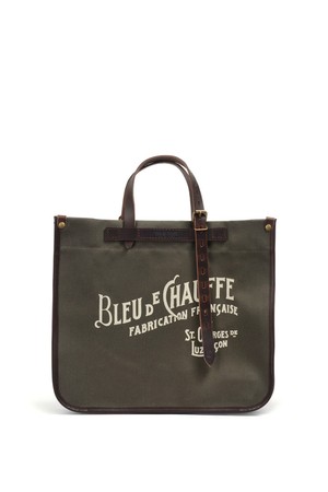 바자 토트백 - 카키