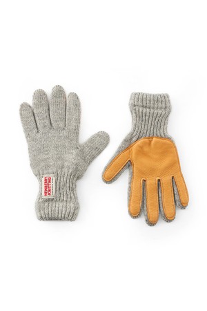 사슴가죽 울장갑 - 그레이