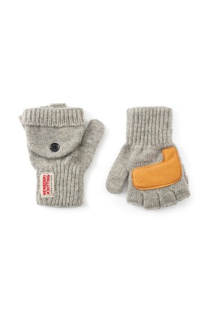 사슴가죽 글로밋장갑 - 그레이