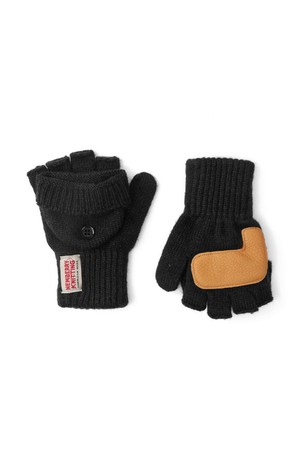 사슴가죽 글로밋장갑 - 블랙