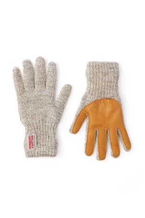 사슴가죽 울장갑 - 오트밀