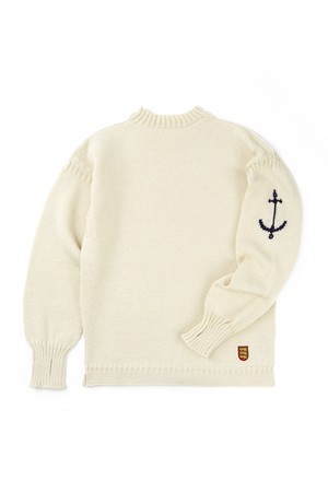 피셔맨 홀가먼트 스웨터 - 아란