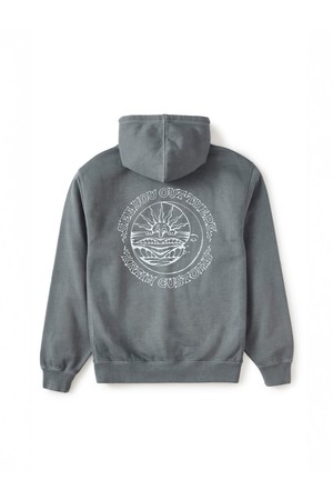 루나 후드티 - 더스티 블루