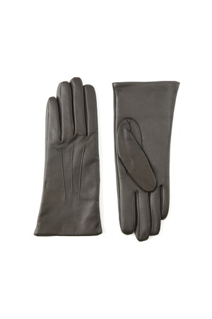 메이지 터치스크린 여성 가죽장갑 - 모카