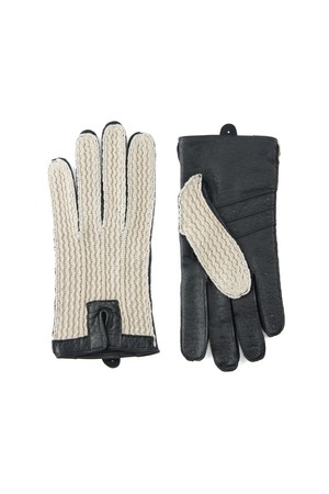 랭커스터 드라이빙 장갑 - 블랙