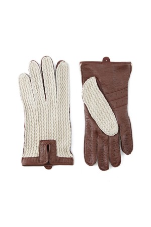 랭커스터 드라이빙 장갑 - 탄