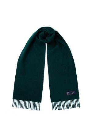 메리노울 머플러 25cm - 로얄 그린