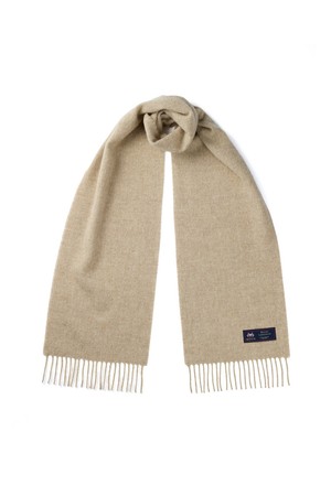 메리노울 머플러 25cm - 베이지