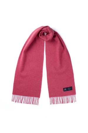 메리노울 머플러 25cm - 핑크
