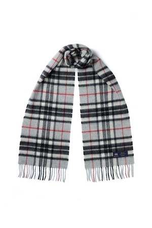 메리노울 머플러 25cm - 그레이 톰슨