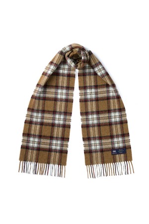 메리노울 머플러 25cm - 카멜 스튜어트