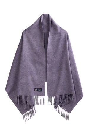 메리노울 숄 70cm - 라벤더