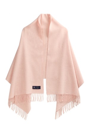메리노울 숄 70cm - 베이비 핑크