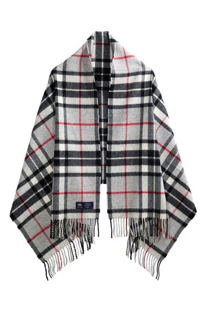 메리노울 숄 70cm - 그레이 톰슨