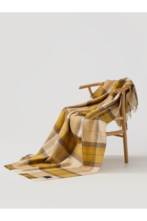 셔틀랜드 울 블랭킷 - 스카이 골드