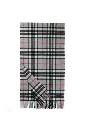 메리노울 숄 머플러 50cm - 그레이 톰슨