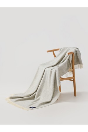 메리노 울 블랭킷 - 그레이