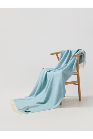 메리노 울 블랭킷 - 아쿠아