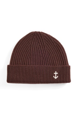 앵커 플로팅 숏 비니 - 브라운