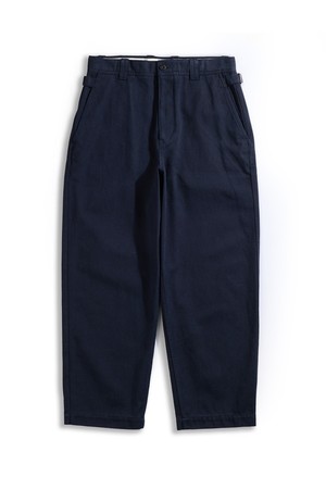 코튼 와이드 치노 팬츠 - 네이비