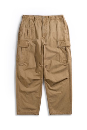 워시드 브리티쉬 아미 필드 팬츠 - 카키