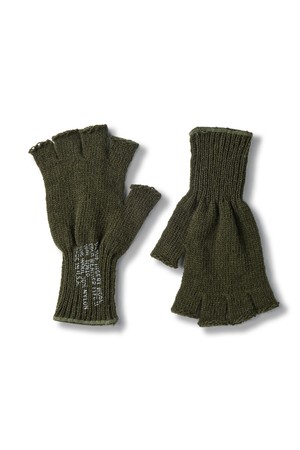 밀리터리 핑거리스장갑 - 올리브