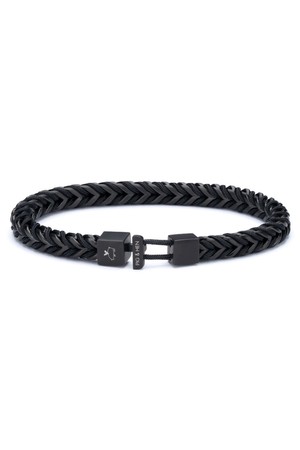 카테나 폭스테일 팔찌 - 블랙X블랙