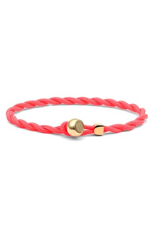 (여성) 이지 에드 팔찌 - 네온핑크X골드