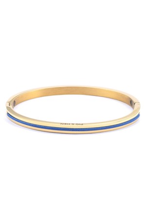 (여성) 마야 루 4 팔찌 - 로얄블루X골드