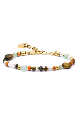 (여성) 브론타이드 모자이크 팔찌 - 체팔루X골드