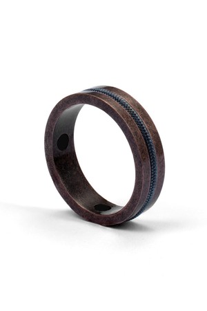 나바크 6 반지 - 슬레이트그레이X브론즈