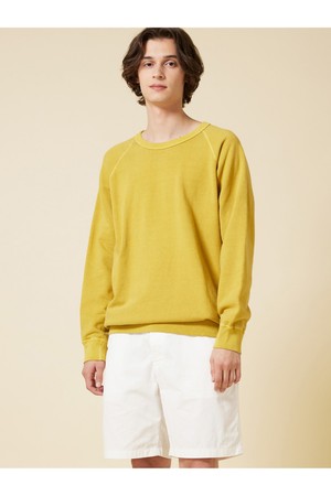 피그먼트 다잉 헤비코튼 맨투맨 - 바나나