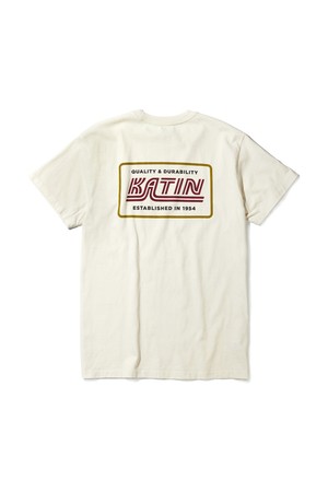 피트 스탑 반팔 티셔츠 - 빈티지 화이트