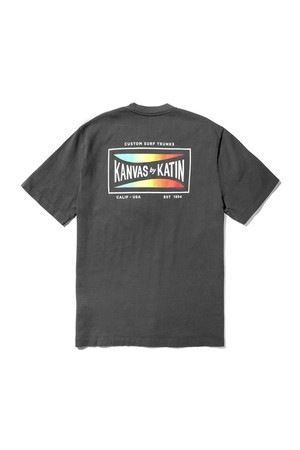 스크러버 반팔 티셔츠 - 피그먼트 블랙 워시