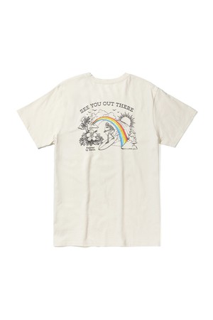 샹그릴라 반팔 티셔츠 - 빈티지 화이트