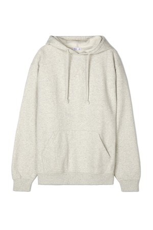 EMB 플리스 후드티 - 스포츠 헤더그레이