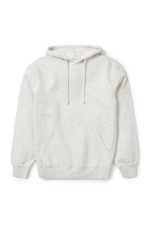 EMB 플리스 후드티 - 헤더그레이