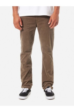 파이프라인 코듀로이 팬츠-다크 브라운