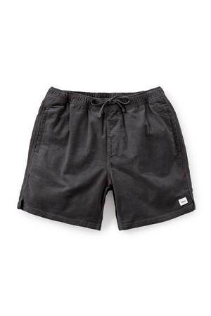 코듀로이 로컬 반바지 - 블랙 워시