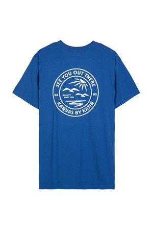 웨트랜드 반팔 티셔츠 - 베이 블루