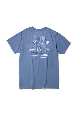 아루바 반팔 티셔츠 - 피그먼트 블루