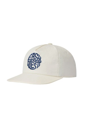 EASY EMBLEM 스냅백 - 빈티지 화이트