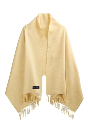 메리노울 숄 70cm - 샌드