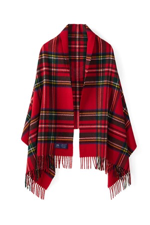 메리노울 숄 70cm - 로얄 스튜어트