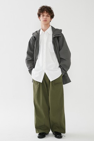 balloon pants olive