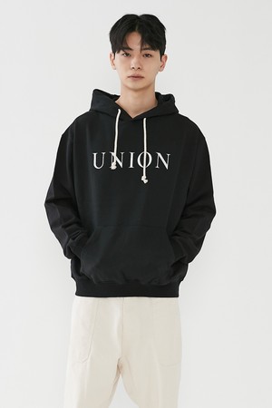 union sweat hood black