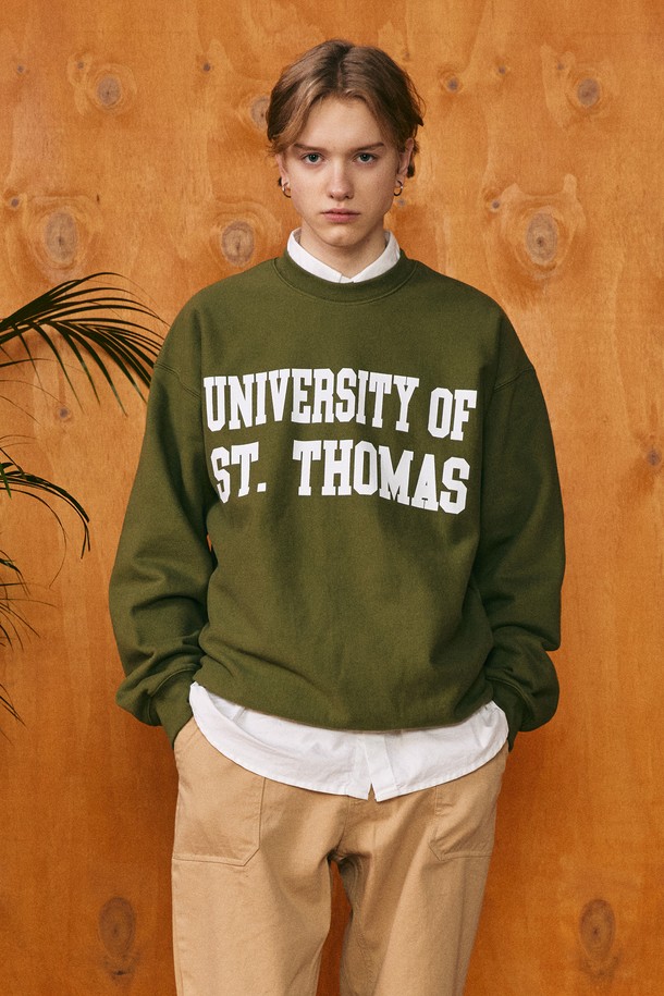 UNION BALANT - 스웨트셔츠 - ST.thomas sweatshirts khaki