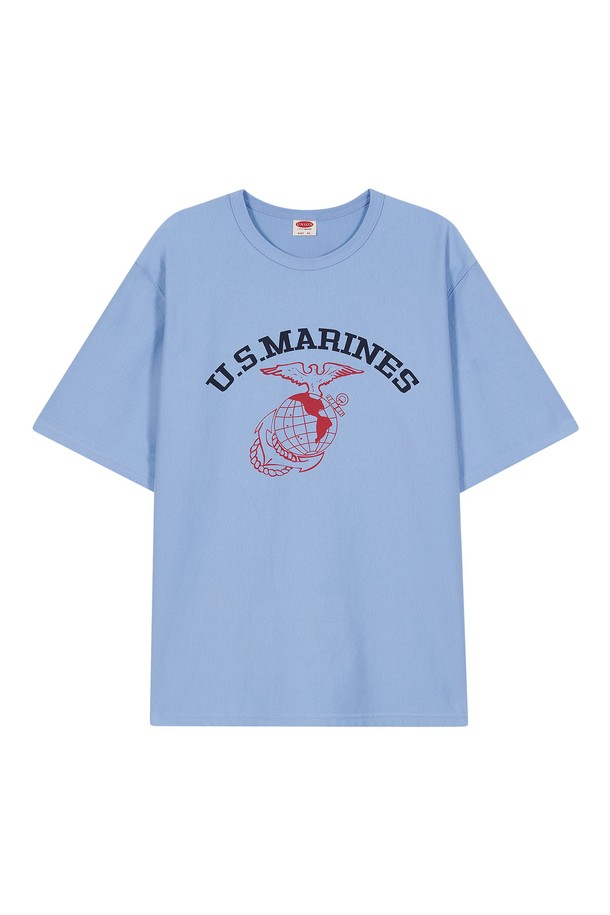 UNION BALANT - 반팔티셔츠 - U.S Marines t-shirts skyblue